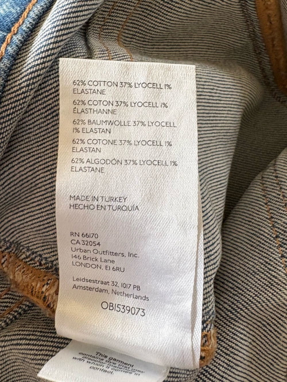 We The Free Aiden Slim Flare Blue Jeans Size 30 NWOT - Picture 12 of 15